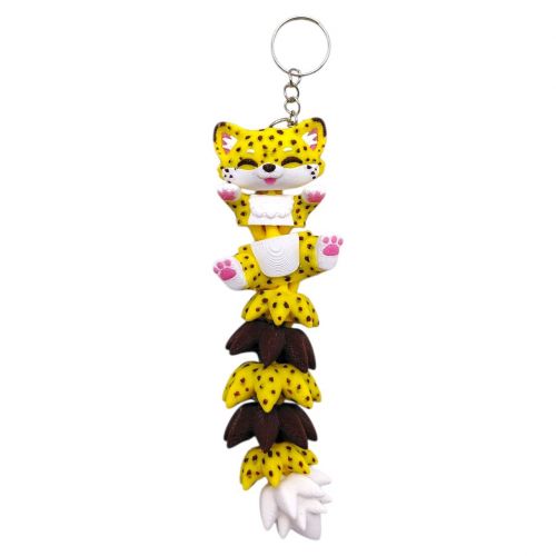 3D Брелоки FLEXI CHEETAH LONG TAIL/ ГЕПАРД ХВОСТИК KEYCHAIN, 3D друк